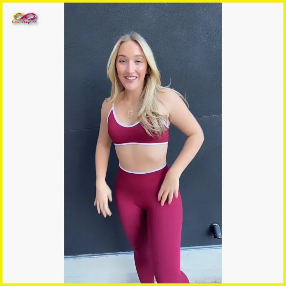 Seamless Scrunch Butt Lifting Leggings Padded Sports Bra Matching Set